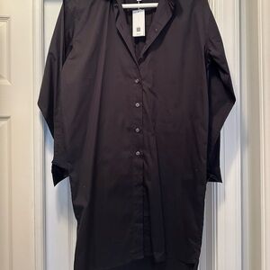SPANX Classic Black Button-Up Dress